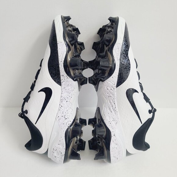 NEW Nike Alpha Huarache Elite 4 Low MCS Baseball Cleats FD6255-108 Size 9 White main image 7